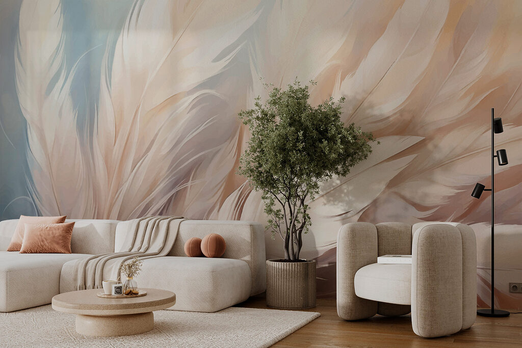 Close up of feathers