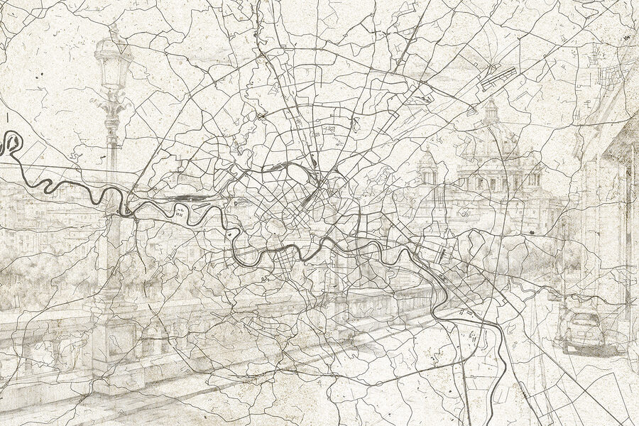 Fototapety Mapa mesta - Image 5