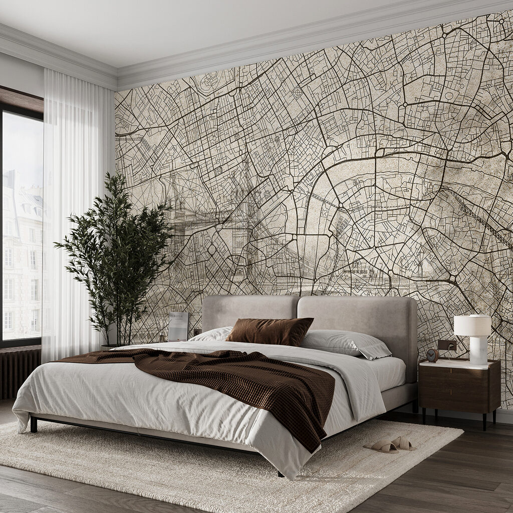 Map of a city Map of a city