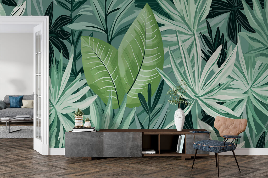 Green leaves and plants