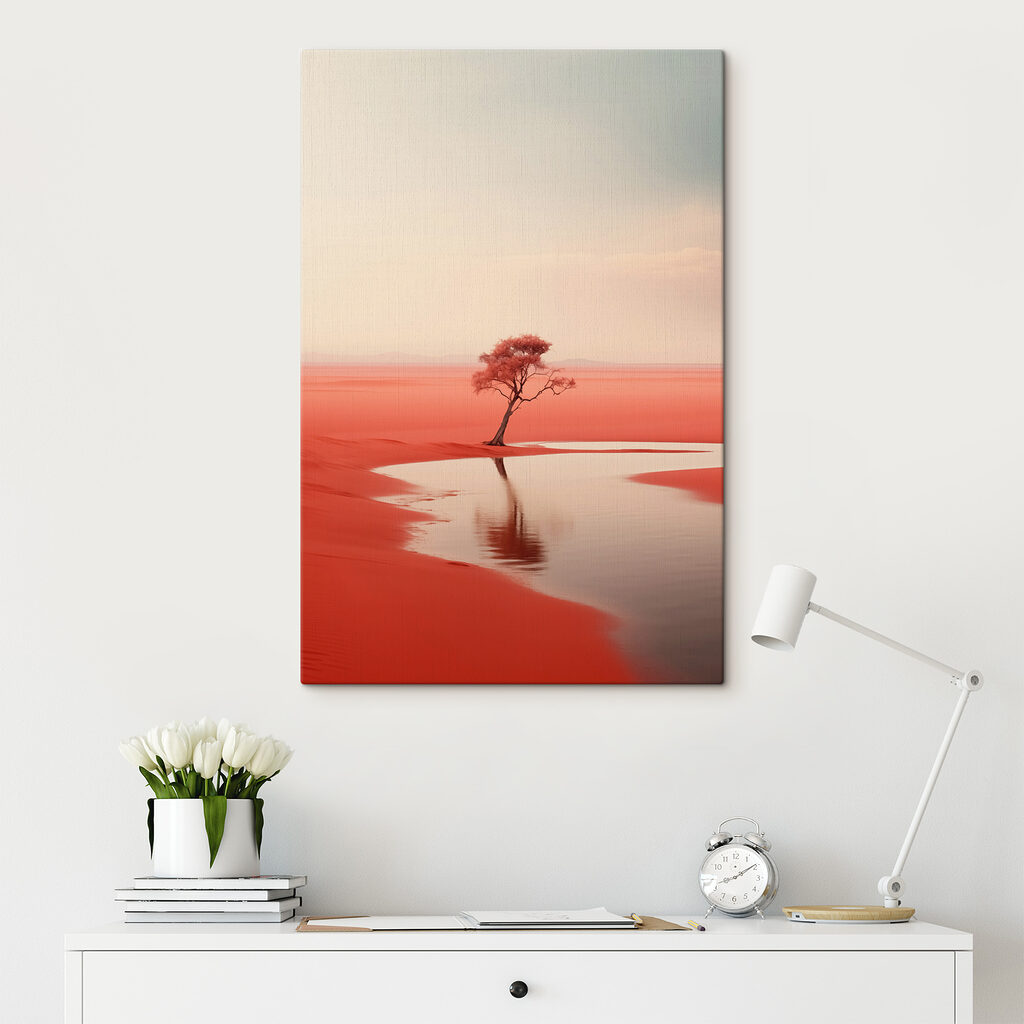 Tree in a red desert Tree in a red desert