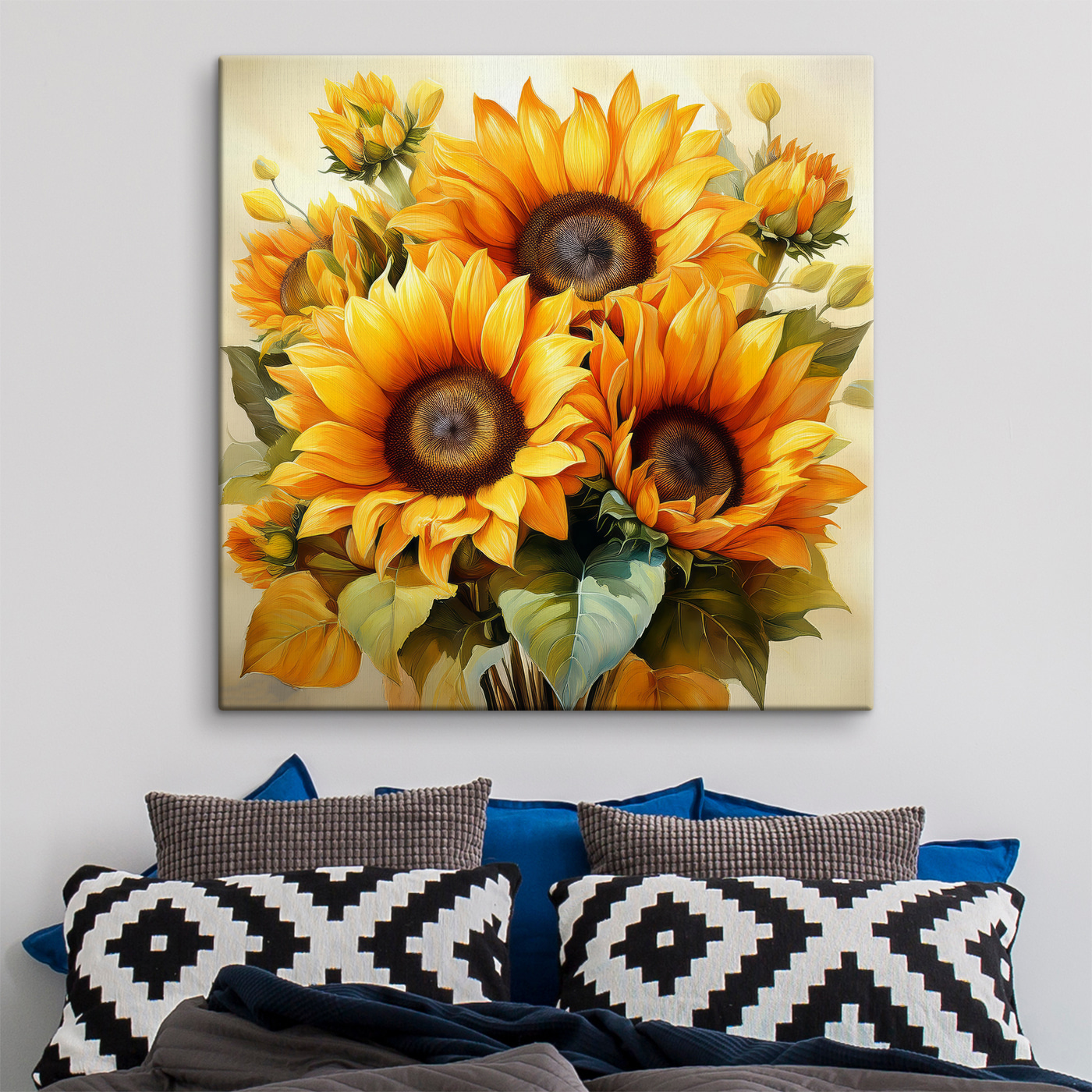 Bouquet of yellow sunflowers Bouquet of yellow sunflowers