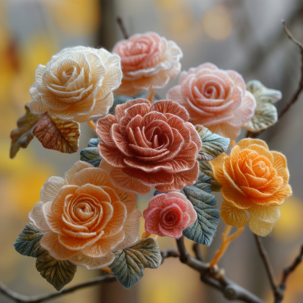 Beautiful roses in soft colors Beautiful roses in soft colors