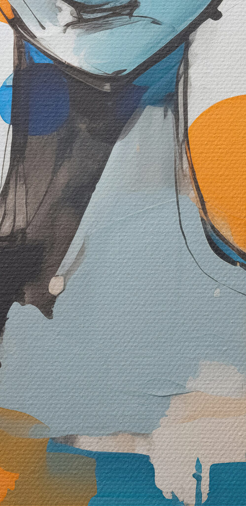 Painting of women's faces Painting of women's faces