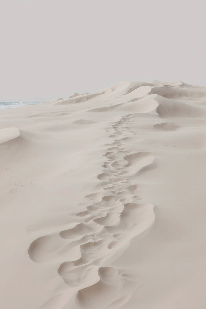 Footprints in the sand Footprints in the sand