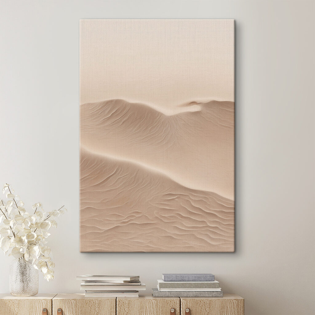 Sand dunes with waves Sand dunes with waves