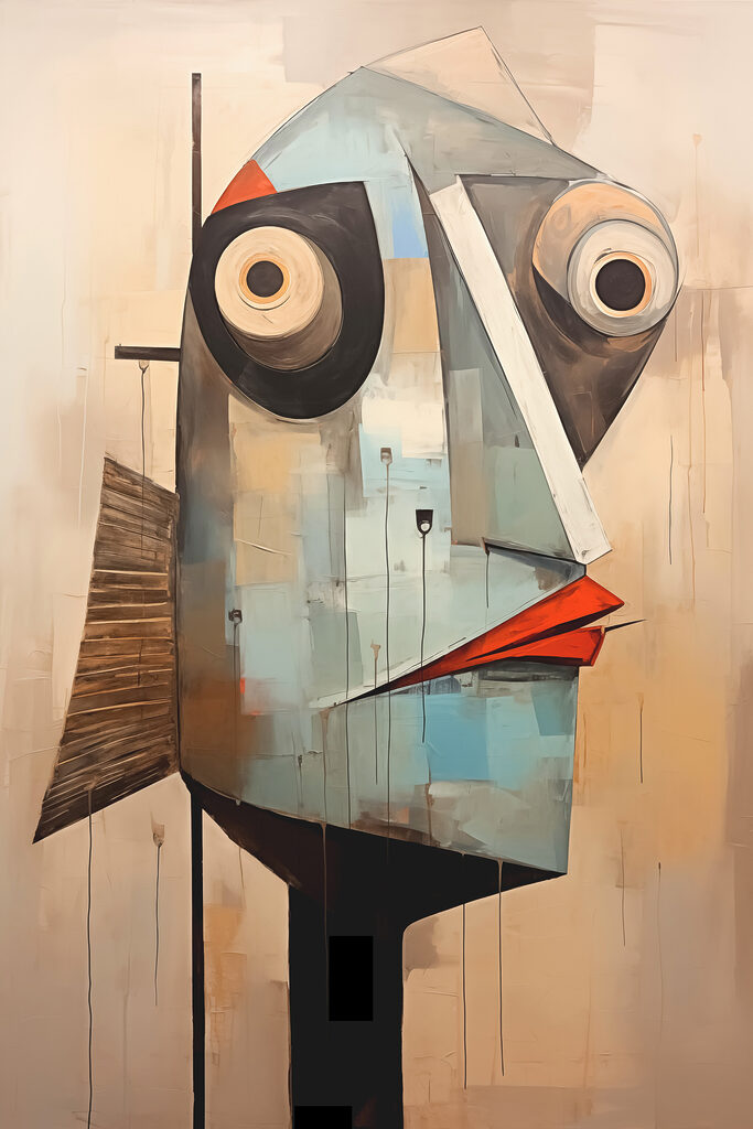 Painting of a face Painting of a face