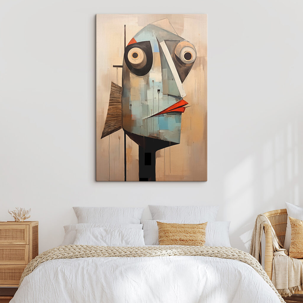 Painting of a face Painting of a face