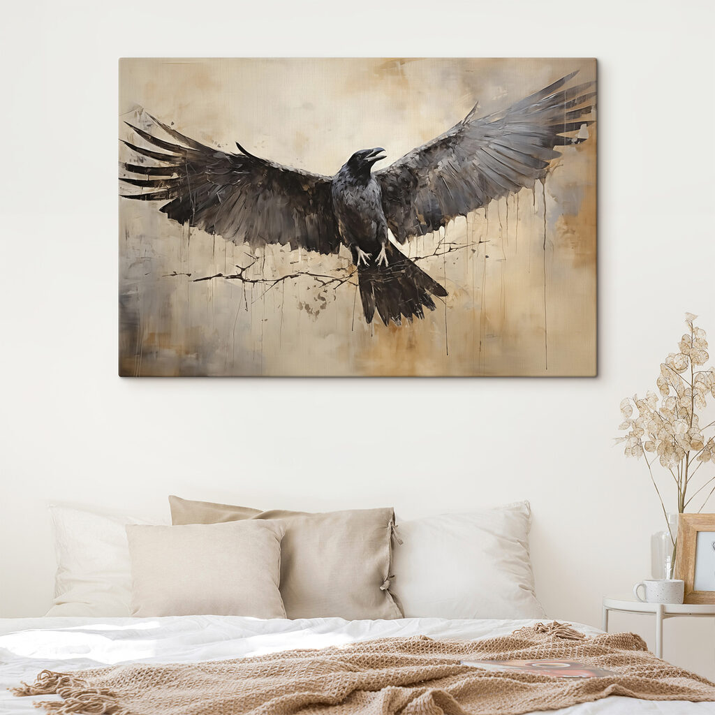 Bird with wings spread Bird with wings spread