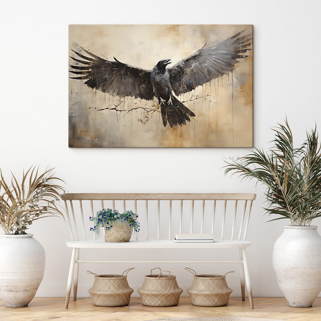 Bird with wings spread Bird with wings spread