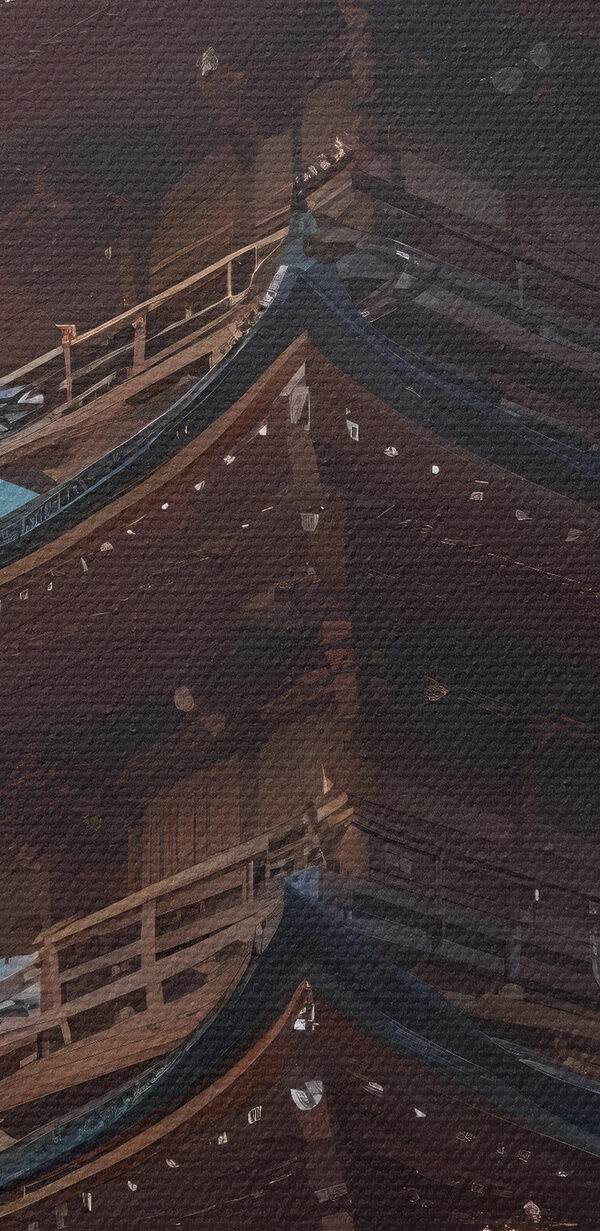 Pagoda s čerešňovými kvetmi Pagoda s čerešňovými kvetmi