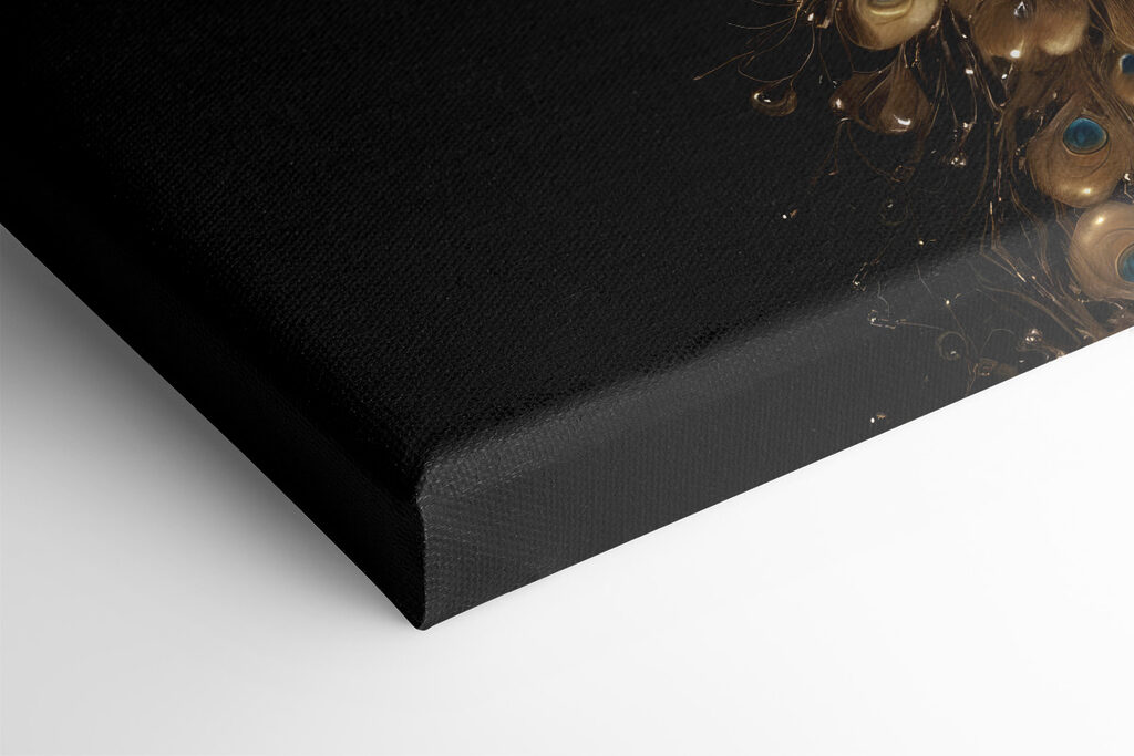 Peacock majesty amid luminous branches Peacock majesty amid luminous branches