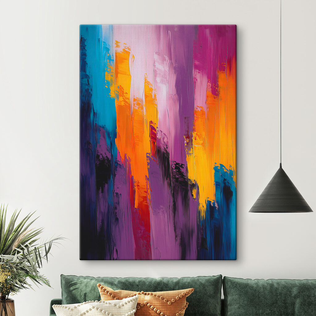 Colorful painting of different colors