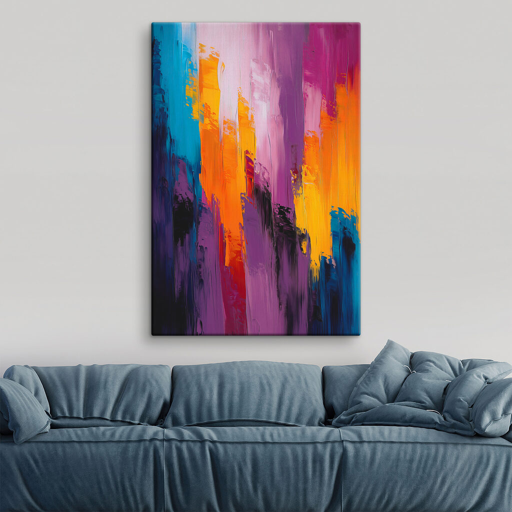 Colorful painting of different colors