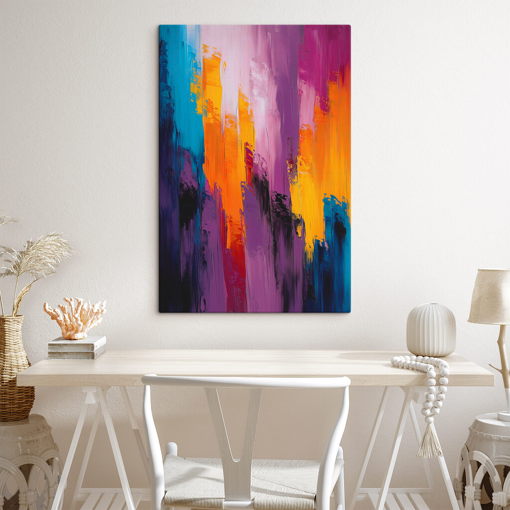 Colorful painting of different colors