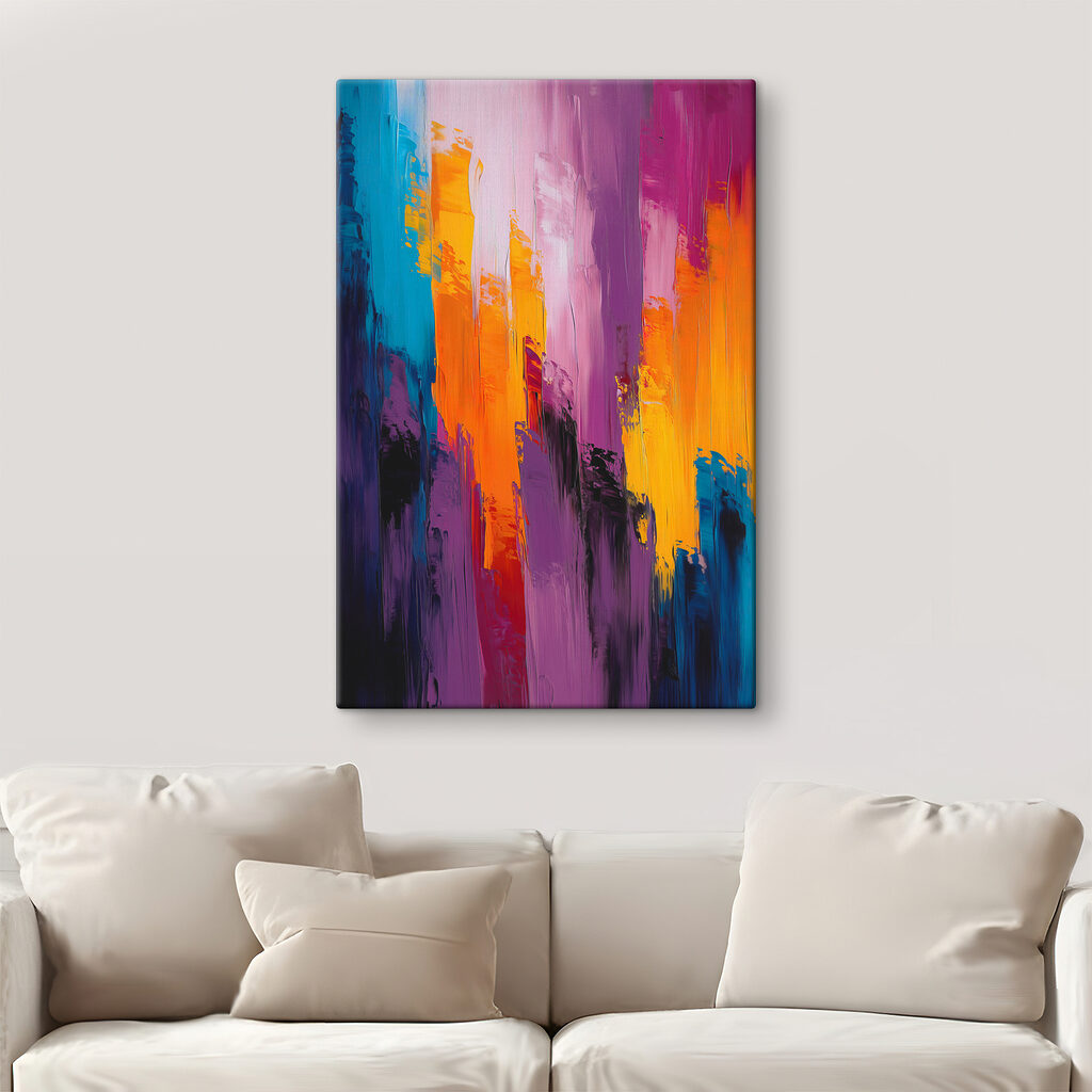 Colorful painting of different colors