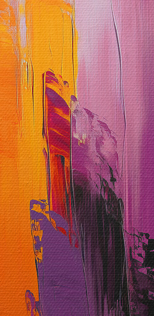 Colorful painting of different colors