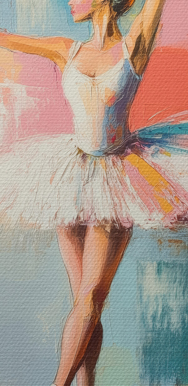 Žena v tutu tancuje Žena v tutu tancuje