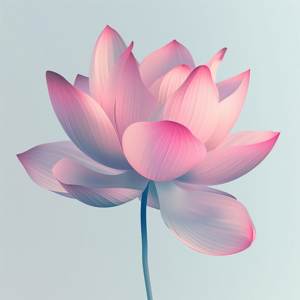 Pink and white flower