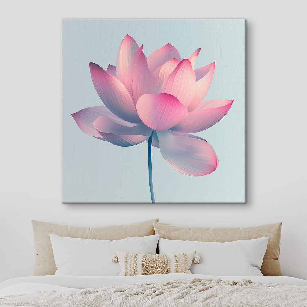 Pink and white flower