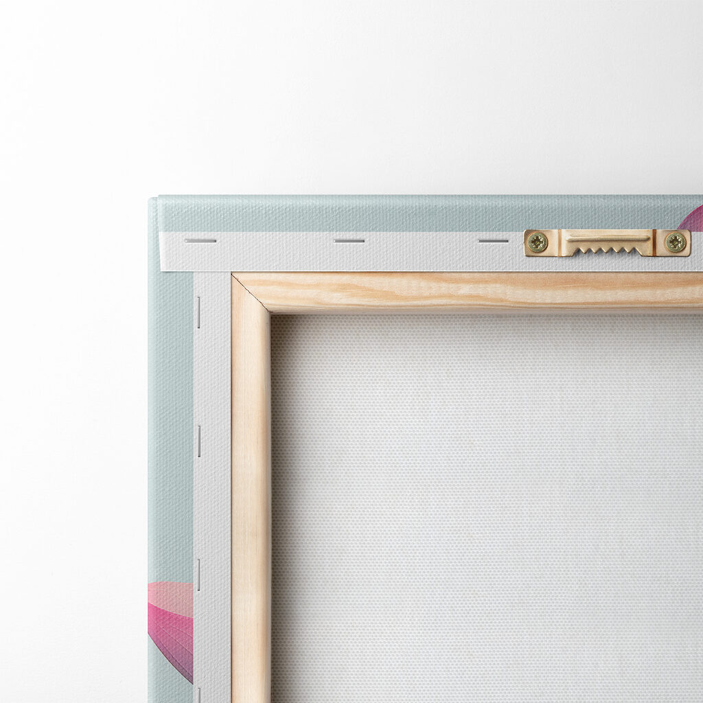 Pink and white flower