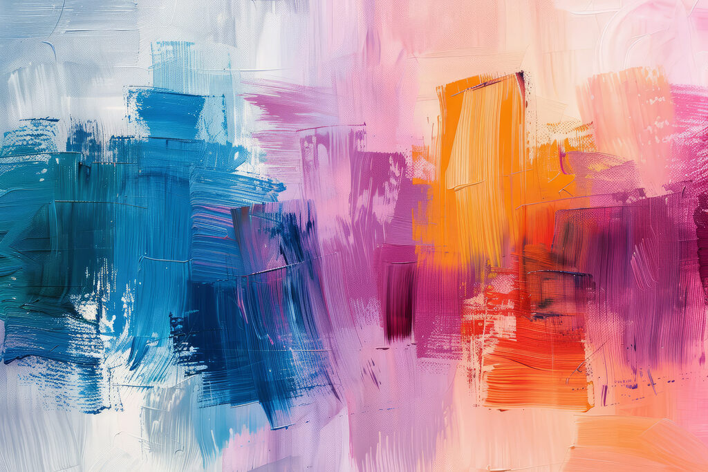 Painting of different colors Painting of different colors