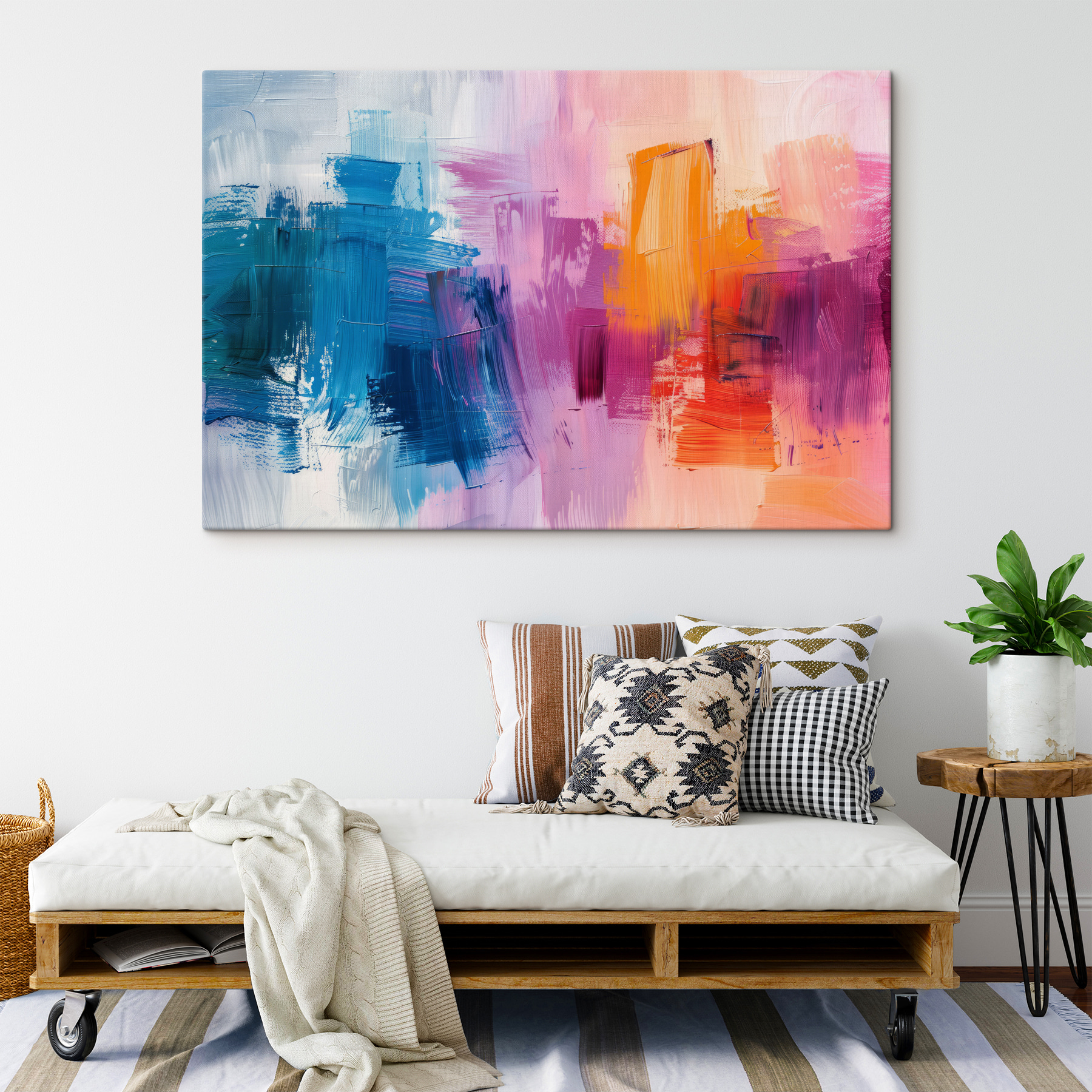 Painting of different colors Painting of different colors