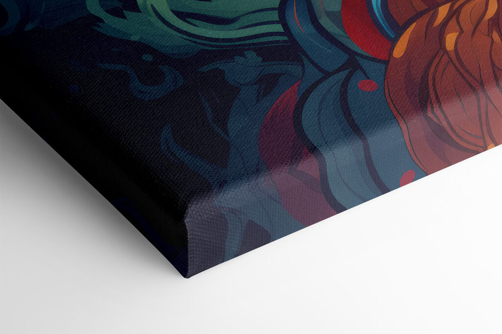 Colorful art of a dragon Colorful art of a dragon