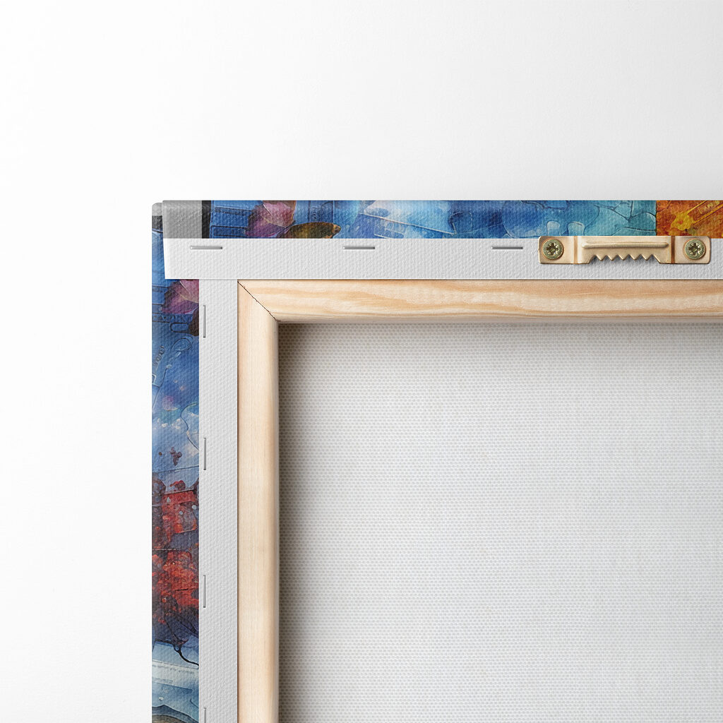 Painting of a tree and a path Painting of a tree and a path