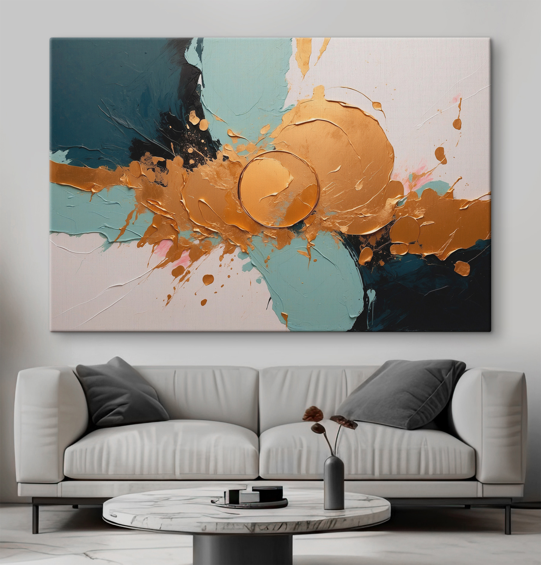 Gleaming chaos in vibrant strokes Gleaming chaos in vibrant strokes