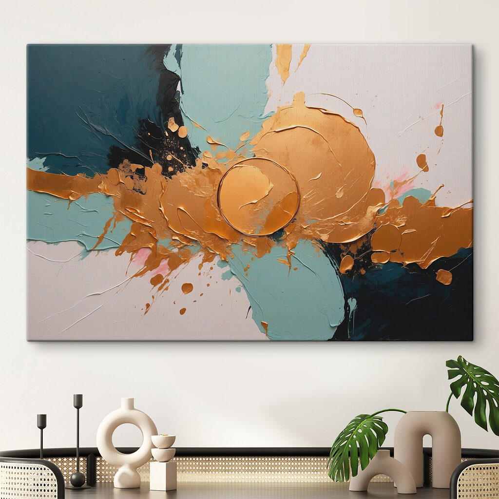 Gleaming chaos in vibrant strokes Gleaming chaos in vibrant strokes