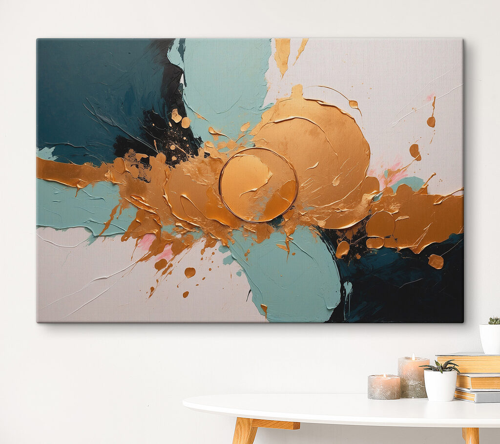 Gleaming chaos in vibrant strokes Gleaming chaos in vibrant strokes