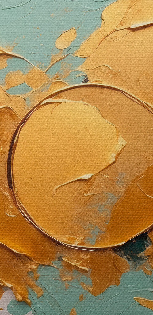 Gleaming chaos in vibrant strokes Gleaming chaos in vibrant strokes