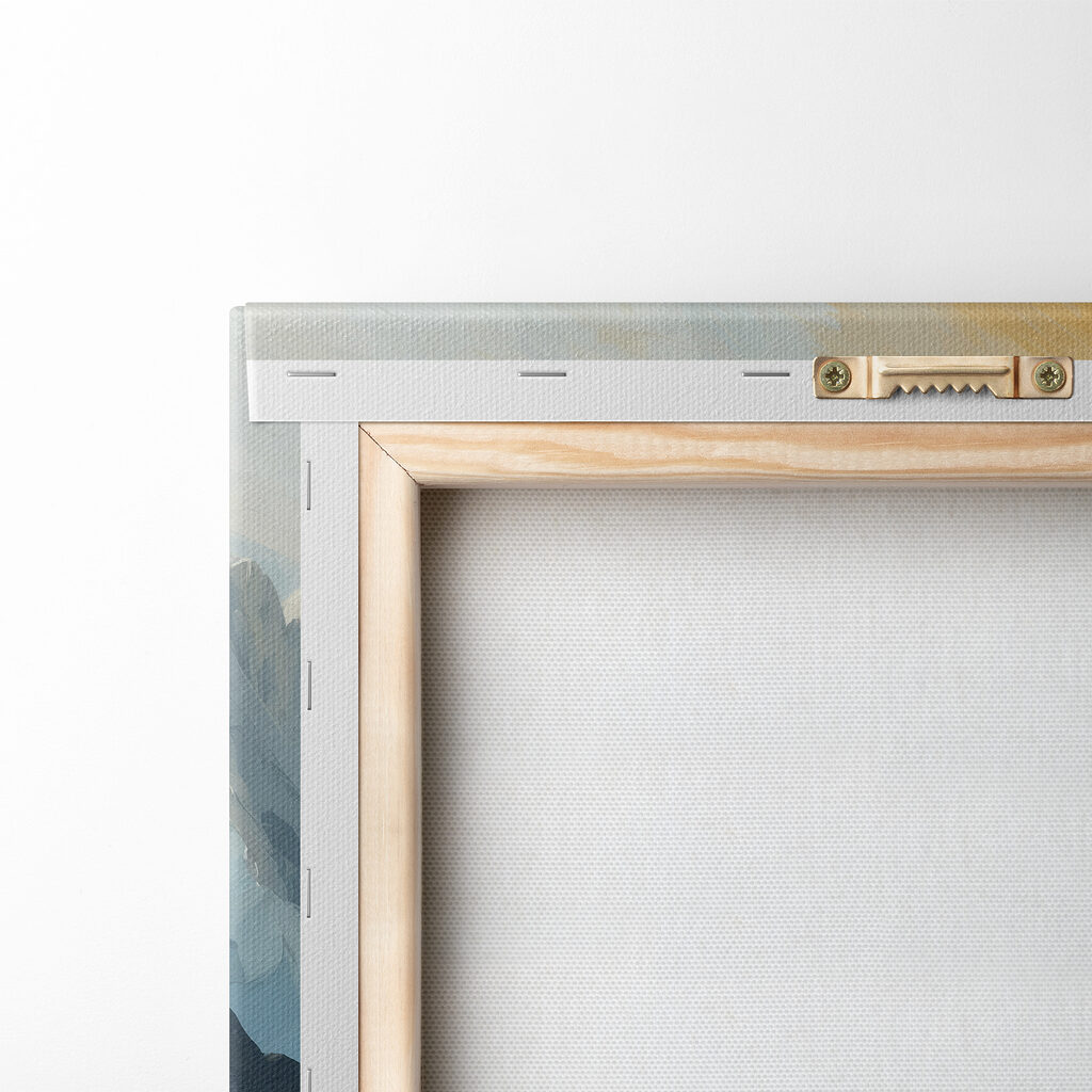 Lake with mountains and clouds