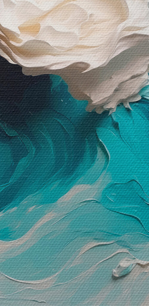 Painting of a wave Painting of a wave