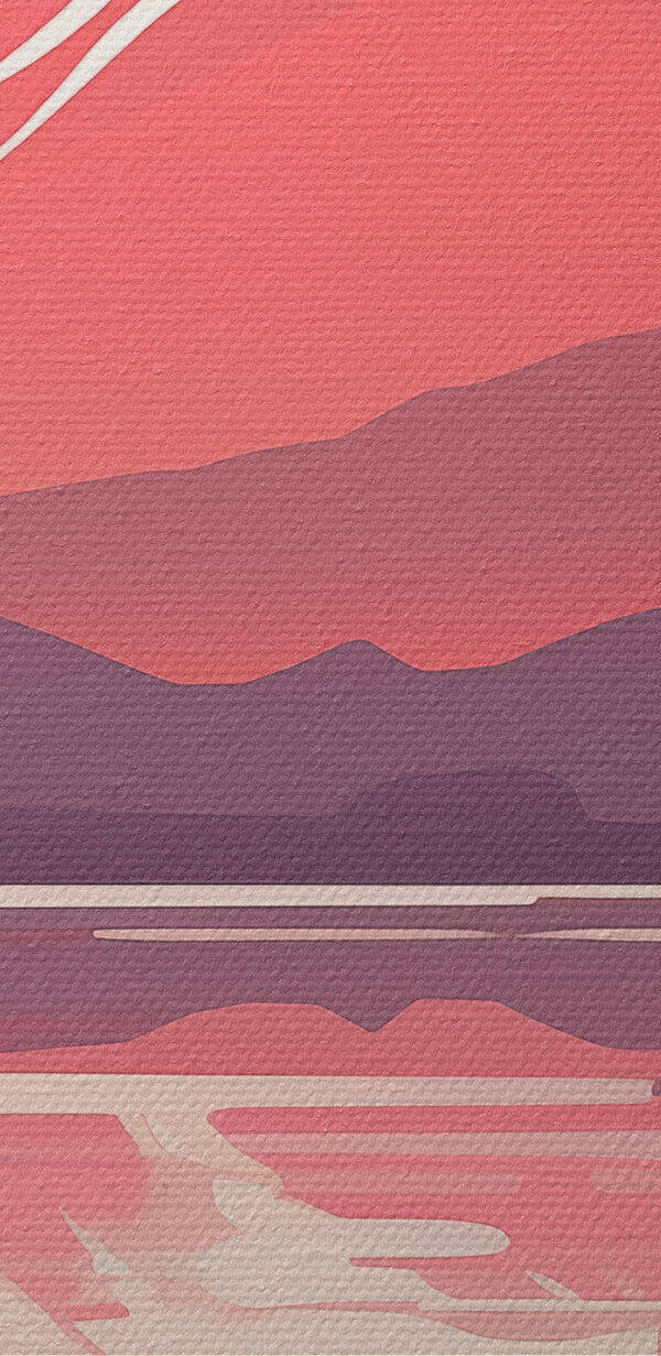 Mountain with a lake and trees Mountain with a lake and trees