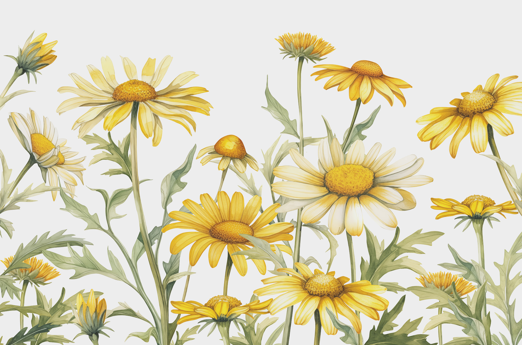 Group of yellow flowers