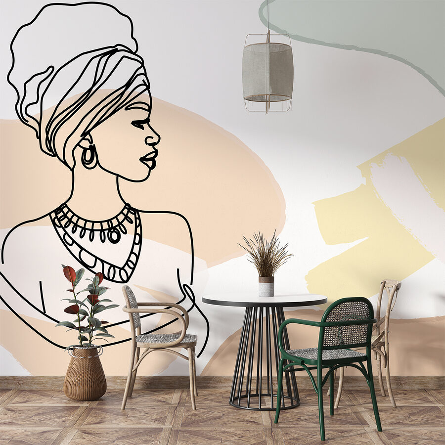 Fototapety Žena s turbanom - Image 2