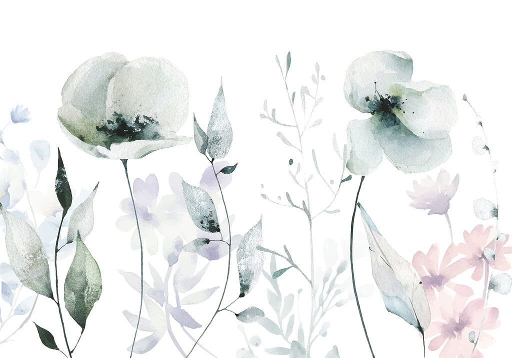 Wall murals Close up of flowers Wall murals Close up of flowers