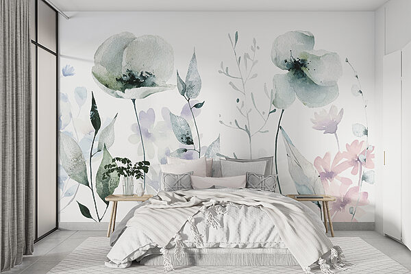 Wall murals Close up of flowers Wall murals Close up of flowers