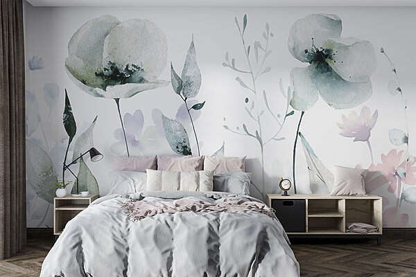 Wall murals Close up of flowers Wall murals Close up of flowers
