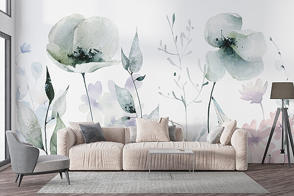 Wall murals Close up of flowers Wall murals Close up of flowers