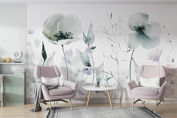 Wall murals Close up of flowers Wall murals Close up of flowers