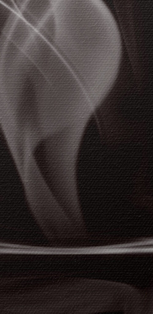 Glass cup with smoke Glass cup with smoke