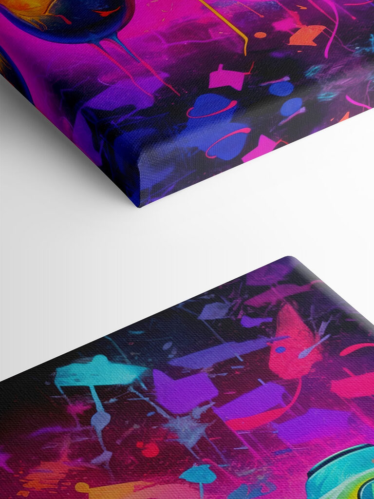 Colorful video game controller