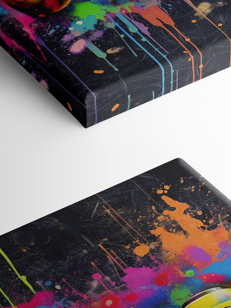 Colorful video game controller