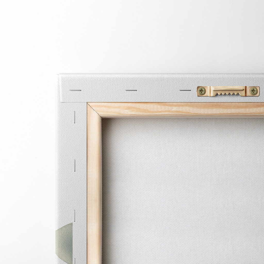 Watercolor painting of a branch with leaves