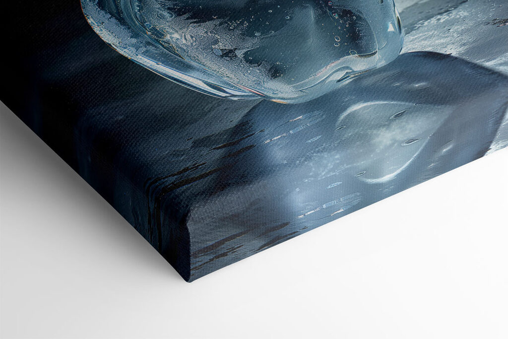 An apple shaped ice with a leaf An apple shaped ice with a leaf