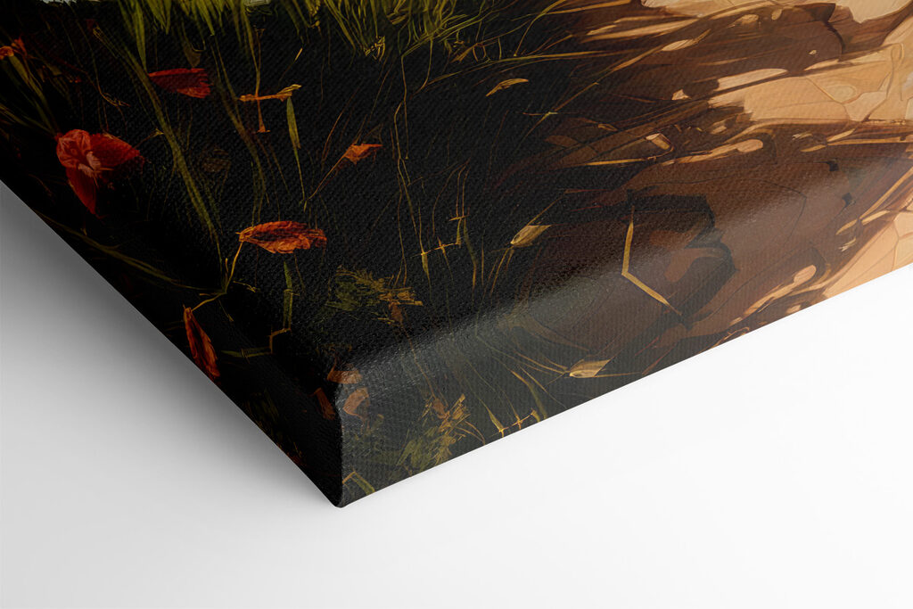 Path through a field of flowers Path through a field of flowers