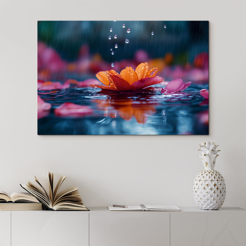 Flower in the water